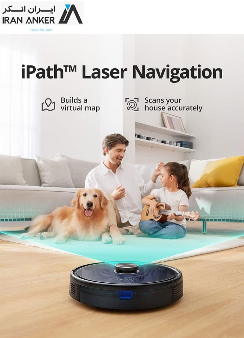 جارو هوشمند رباتیک انکر Anker eufy L35 Hybrid Robot Vacuum Cleaner مدل T2182 — تصویر ۱۱
