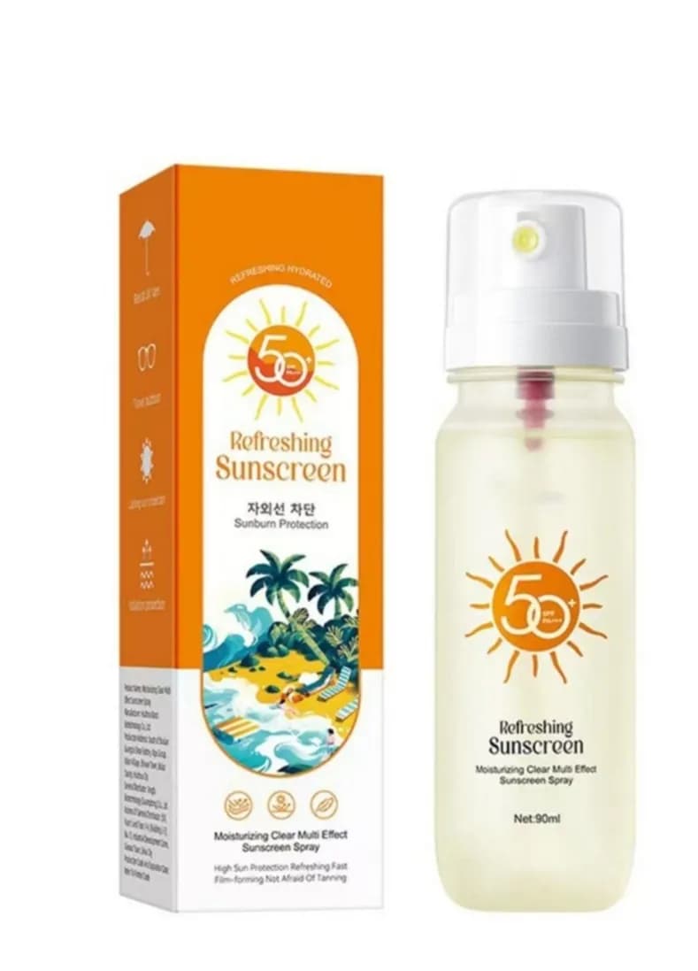 اسپری ضد آفتاب بی رنگ سادور spf 50 حجم 90 میلی لیتر — تصویر ۳