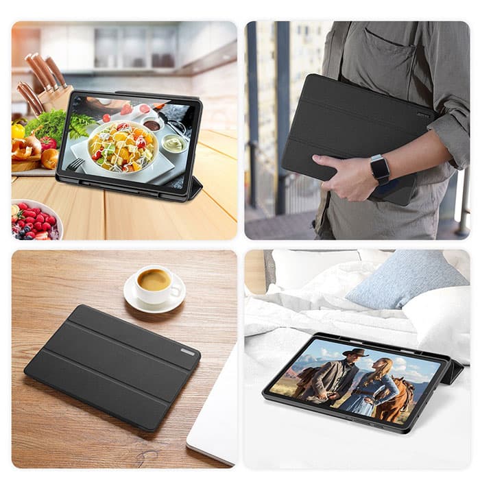 کیف کلاسوری دوکس دوسیس تبلت سامسونگ Galaxy Tab S6 Lite به همراه جای قلم — تصویر ۶