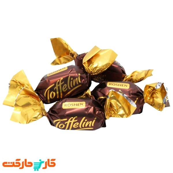 تافی تلخ با مغز شکلات روشن 1 کیلویی Roshen — تصویر ۶