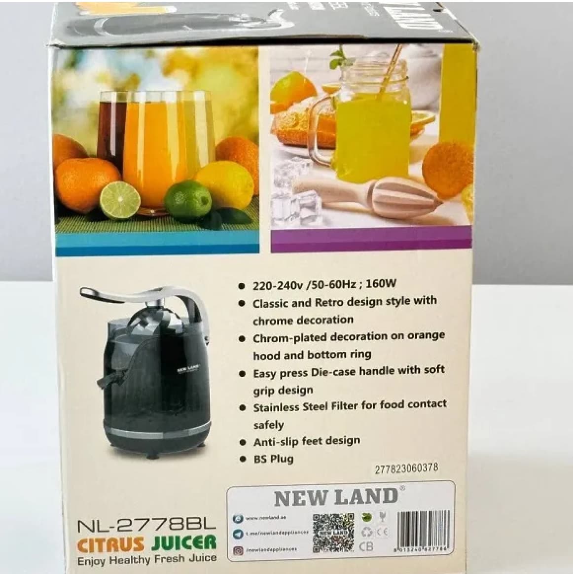 آب پرتقال گیر نیولند مدل NL-2778BL — تصویر ۱۲