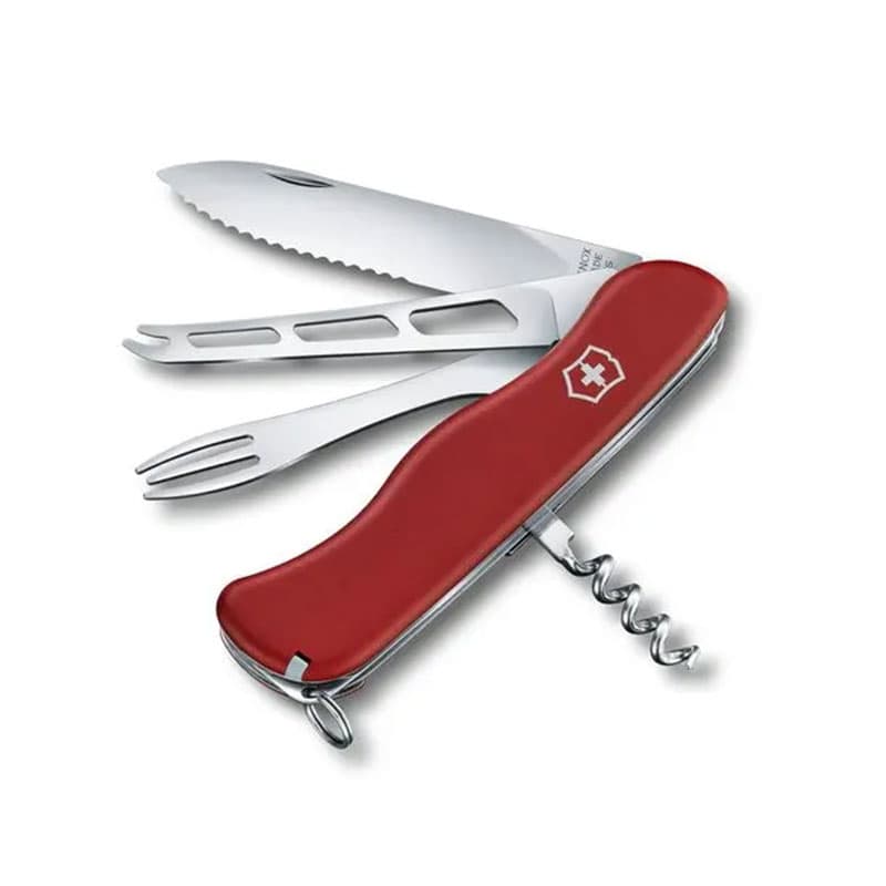 چاقوی شکاری 8 کاره ویکتورینوکس قرمز – Victorinox Cheese Master 0.8313.W — تصویر ۵