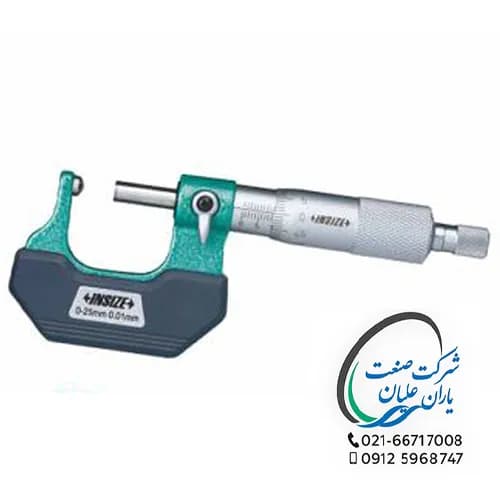 میکرومتر یک سر گرد اینسایز خارج سنج 25-0 مدل 3260-25SA — تصویر ۲