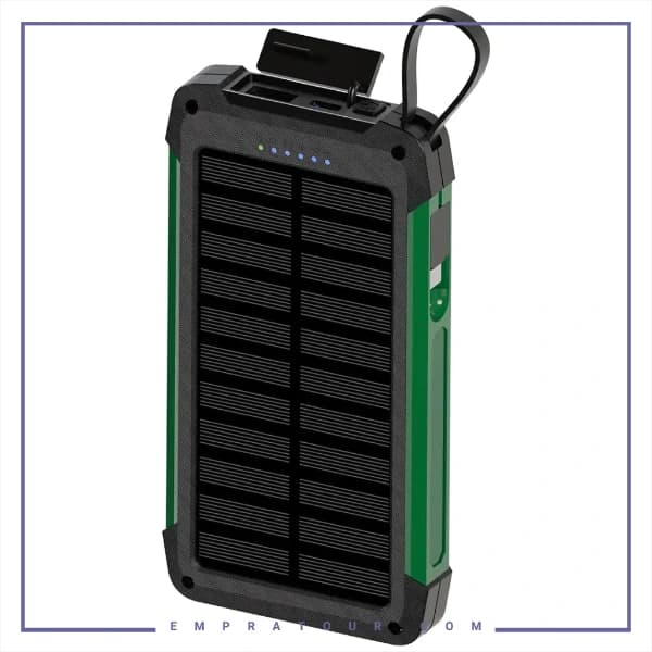 پاوربانک خورشیدی 10000 گرین لاین GNSOLTX10PBK — تصویر ۵