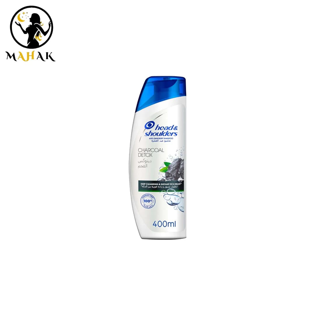 شامپو ضد شوره و پاک کننده عمیق هد اند شولدرز Head & Shoulders Charcoal Detox — تصویر ۲