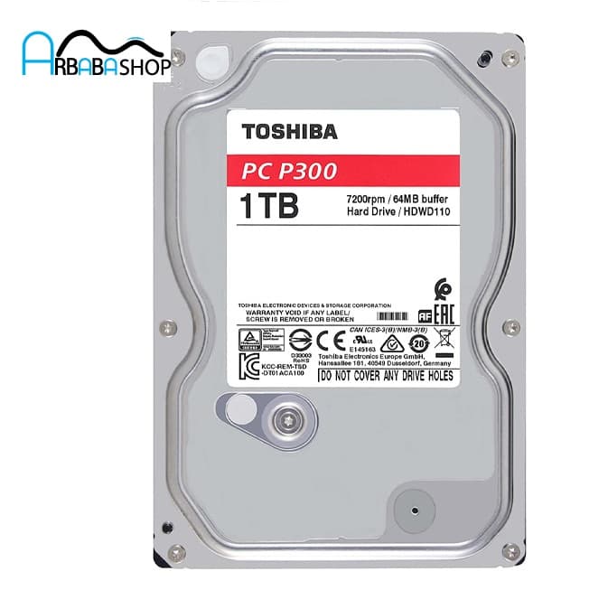هارد دیسک توشیبا مدل Toshiba P300 HDWD110 1TB — تصویر ۴