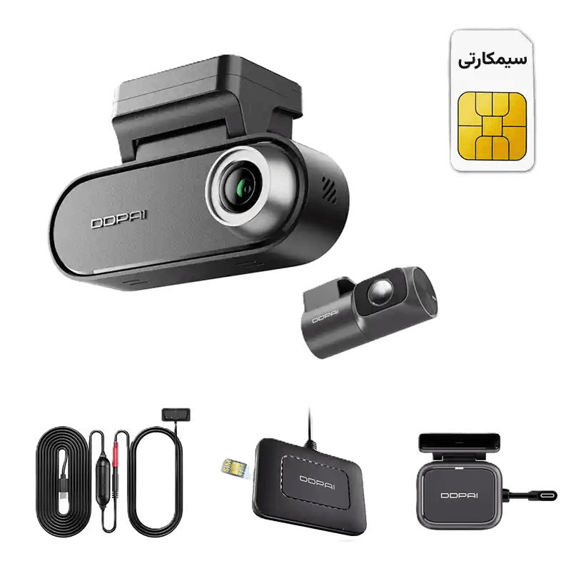 دوربین ثبت وقایع سیمکارتی DDPAI N5 2026 دو لنزه 4K — تصویر ۲