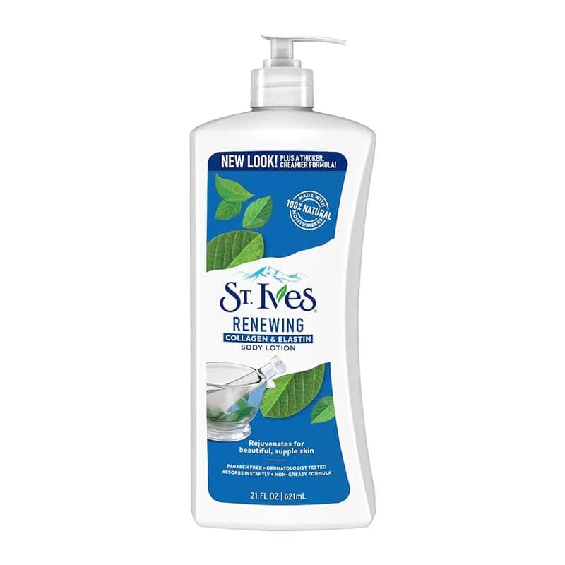 لوسیون بدن سینت ایوز عصاره کلاژن و الاستین ST.IVES