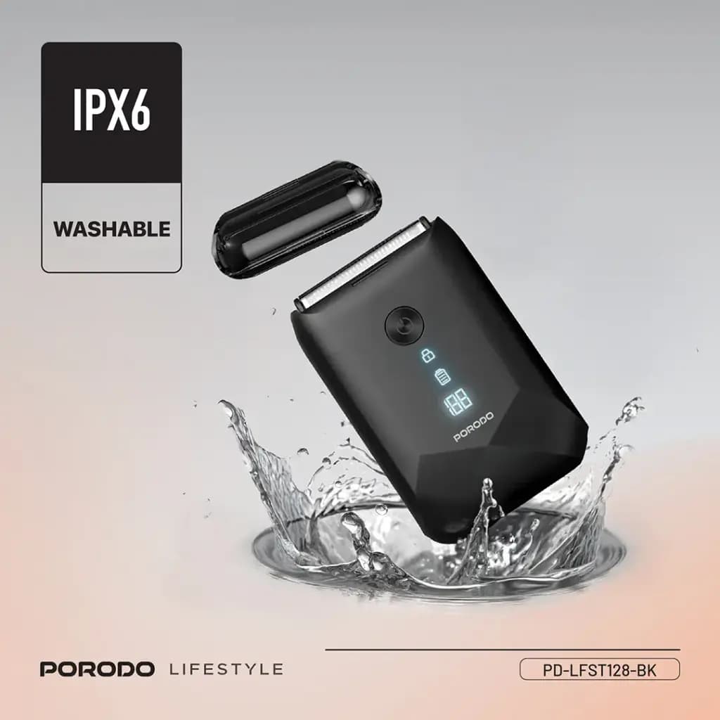 ماشین اصلاح دو تیغه پرودو Porodo Lifestyle Dual-Blade Pocket Shaver — تصویر ۱۰