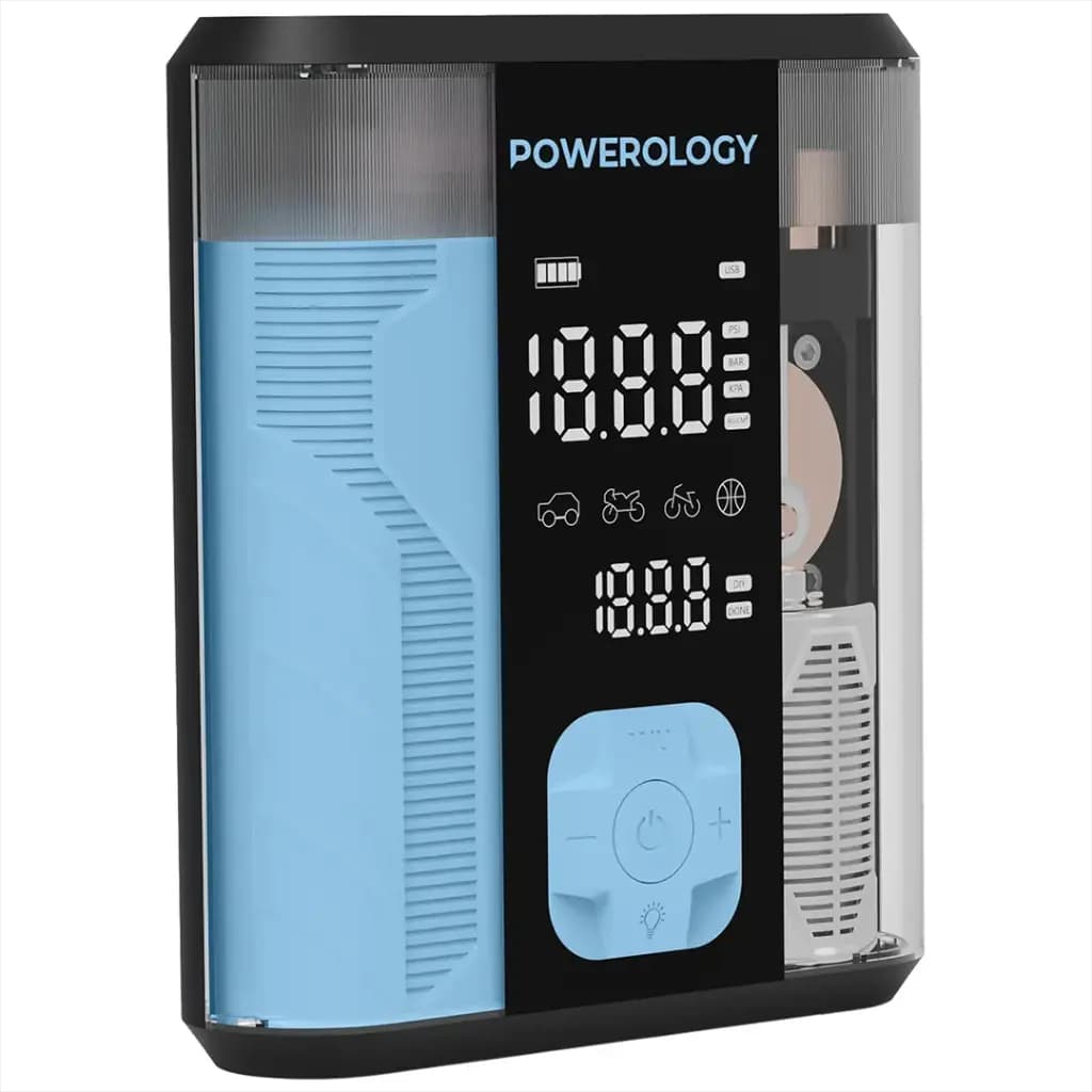 جامپ استارتر و پمپ باد 3 در 1 پاورولوژی Powerology 3-In-1 Jump Starter & Tire Inflato — تصویر ۱۰