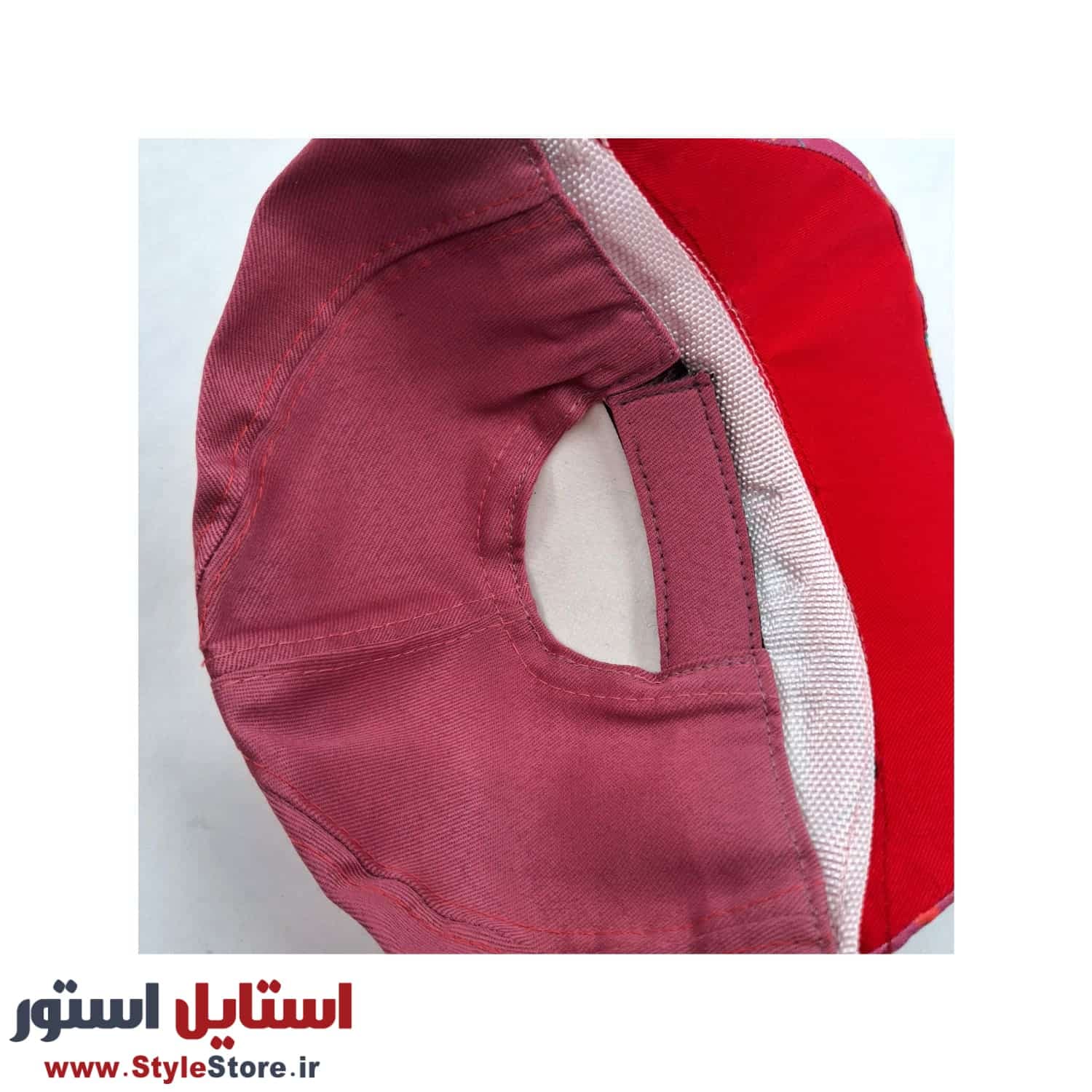 کلاه کپ دخترانه مدل خرگوش کد 1596 رنگ صورتی — تصویر ۳