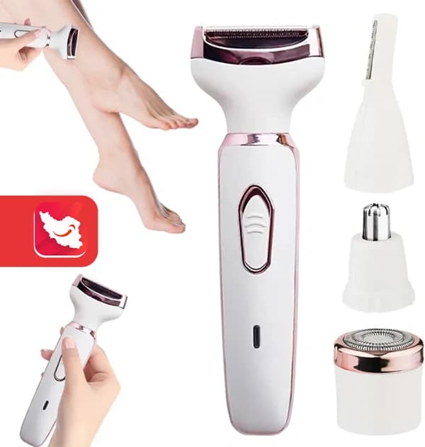 شیور ۴ کاره بیوتی کیت مدل SN8866 با شارژ USB — تصویر ۳