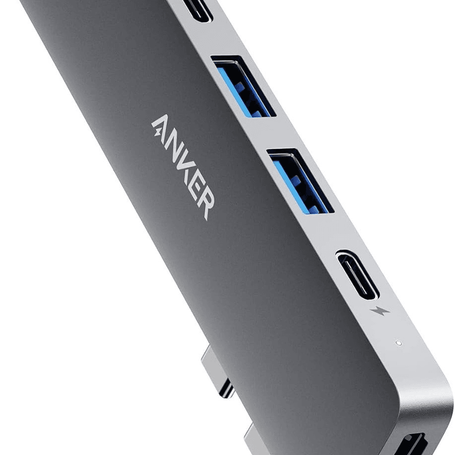 هاب 7 پورت نسل پنجم انکر مخصوص مک بوک Anker 547 USB-C Hub (7-in-2, for MacBook) – مدل A8371 — تصویر ۲
