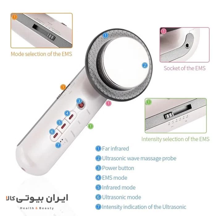 دستگاه لاغری اولتراسونیک آمبرمی مدل LR-0918 — تصویر ۵