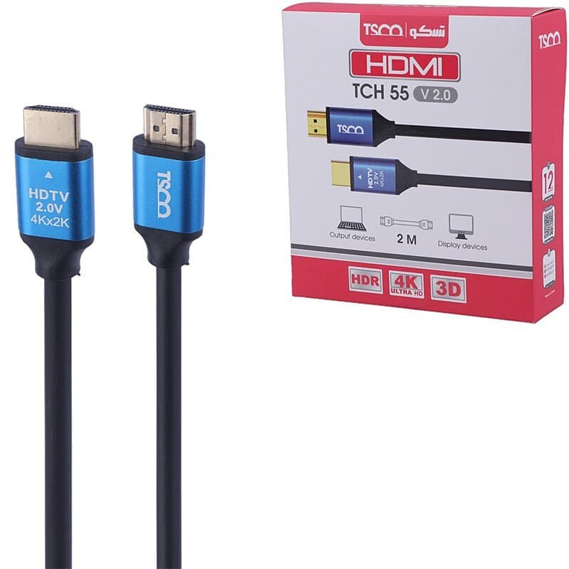 کابل HDMI V2.0 4K تسکو TSCO TCH 55 به طول 2 متر — تصویر ۱۲
