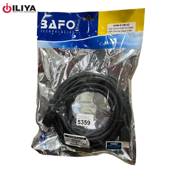 کابل HDMI V2.0 4K بافو BAFO به طول 5 متر — تصویر ۶