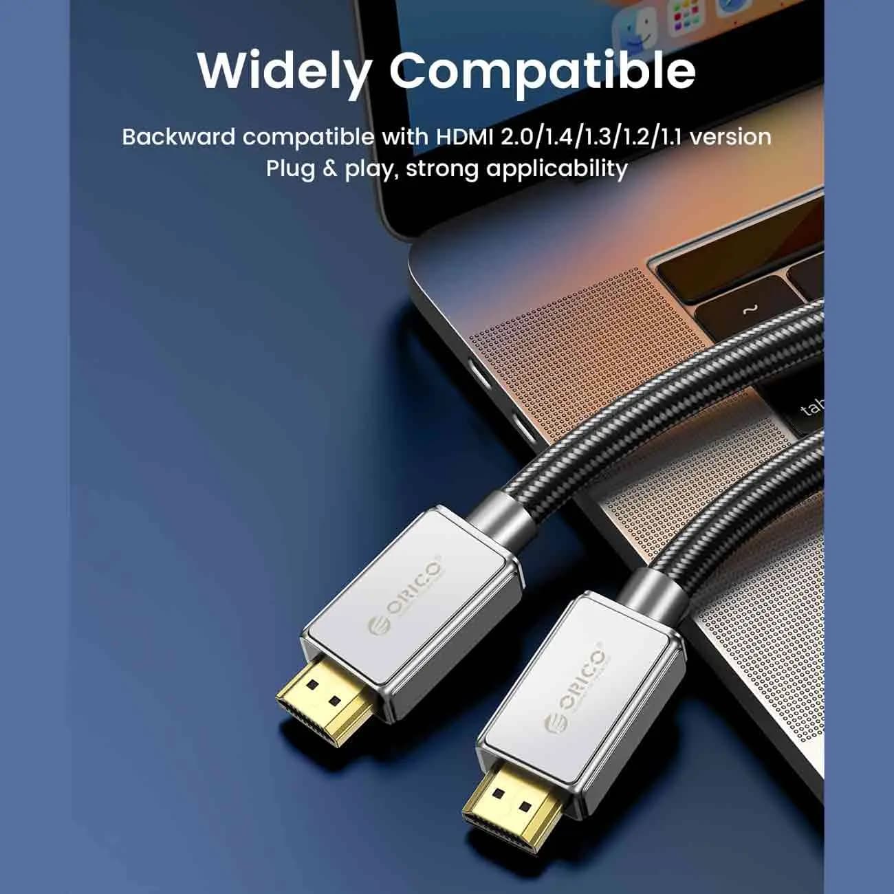 کابل HDMI V2.1 8K اوریکو ORICO H8BY-30 به طول 3 متر — تصویر ۷