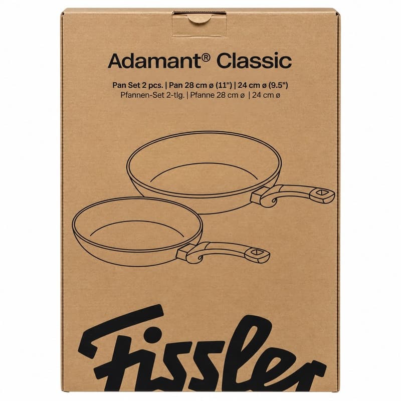 سرویس تابه سنگی 2 پارچه فیسلر مدل Adamant Classic — تصویر ۹