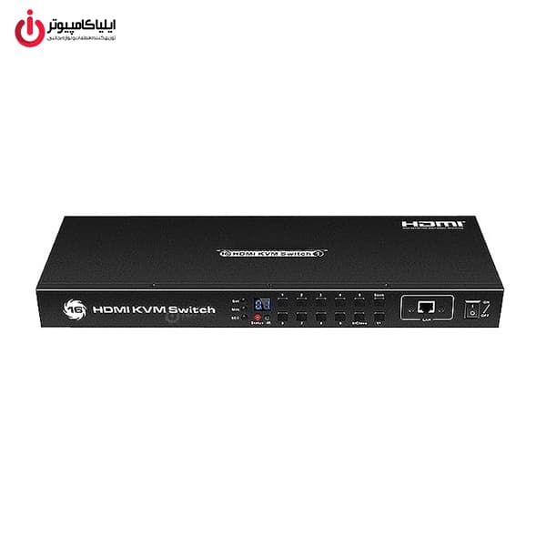 کی وی ام سوئیچ 16 پورت HDMI لایمستون مدل LimeStone LS-HK1601 — تصویر ۲