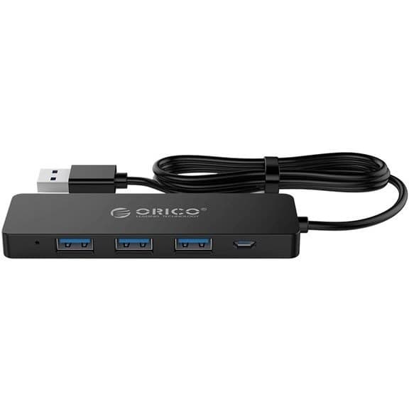 هاب 4 پورت اوریکو مدل ORICO WH4P1-10-BK — تصویر ۶