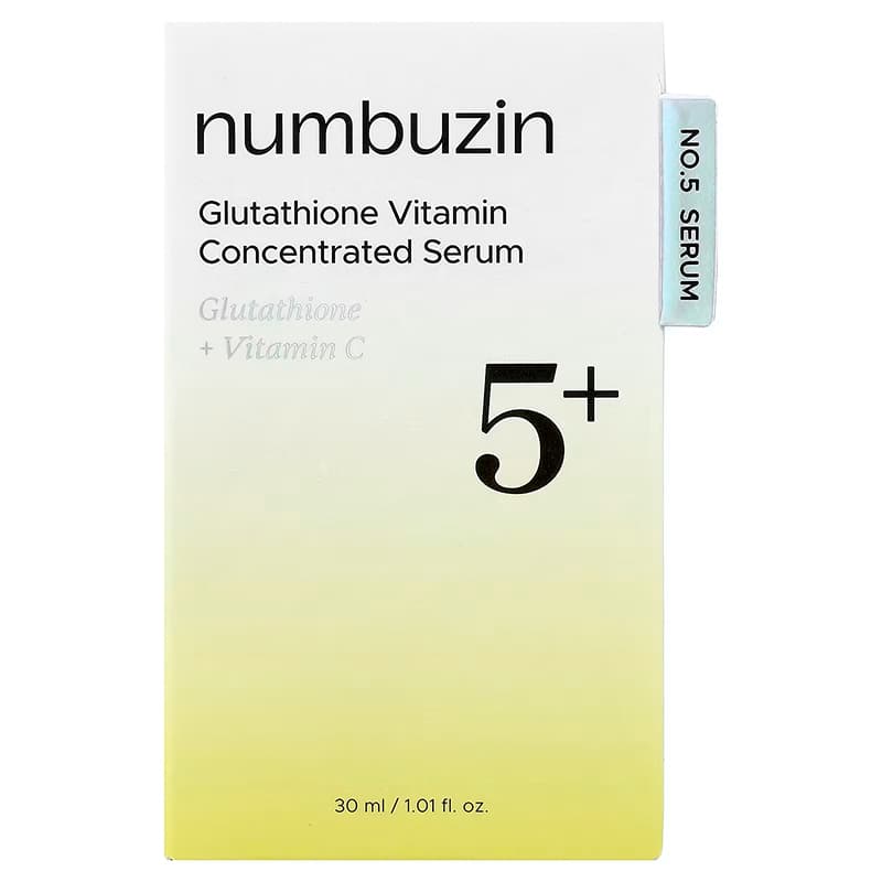 سرم روشن کننده و ضد لک نامبوزین Numbuzin No 5+ Glutathione Vitamin Concentrated Serum — تصویر ۶