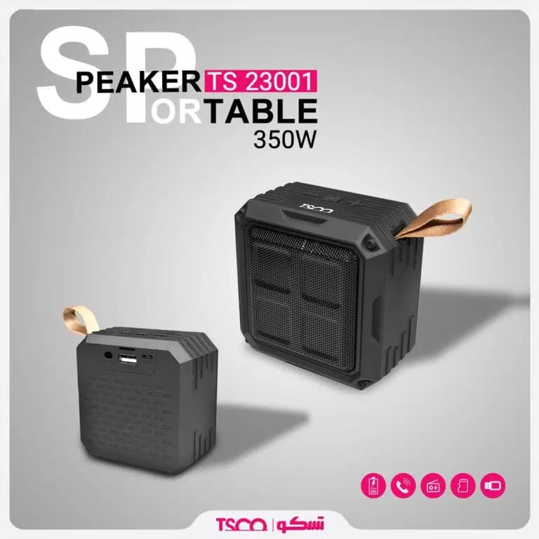 اسپیکر بلوتوثی قابل حمل تسکو مدل TSCO TS 23001 — تصویر ۷