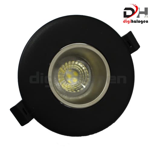 قاب هالوژن پارس لایت عمیق مدل مشکی کروم F447BS