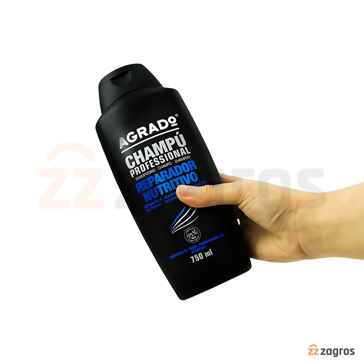 شامپو سر تقویت کننده وترمیم کننده مو آگرادو 750 میل AGRADO REPARADOR — تصویر ۱۲