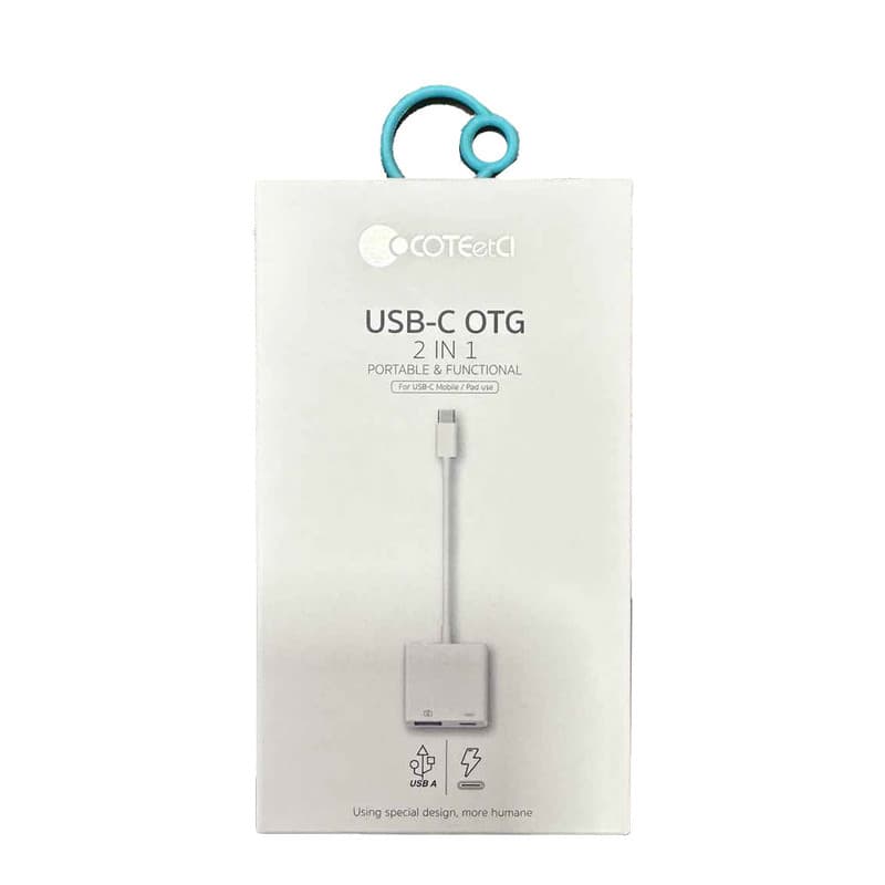 کابل OTG USB-C به USB / USB-C کوتتسی مدل 33017 طول 0.15 متر — تصویر ۵