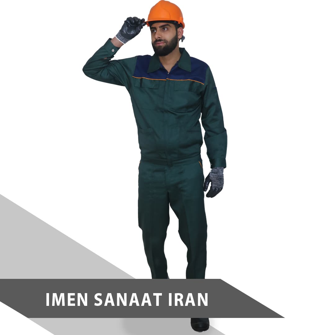 لباسکار صنعتی سفارشی سبز کد 1531 — تصویر ۳