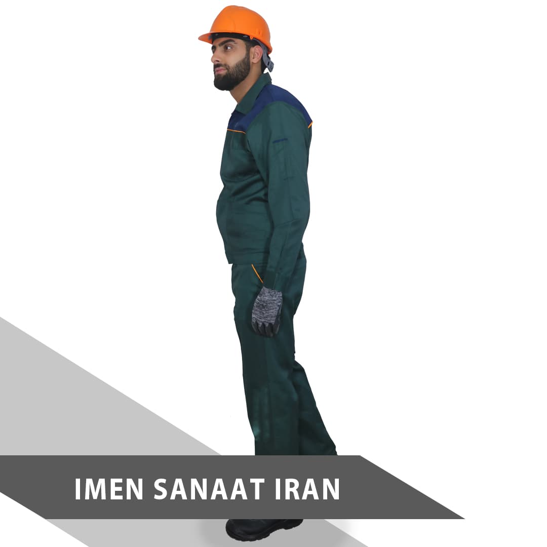 لباسکار صنعتی سفارشی سبز کد 1531 — تصویر ۲