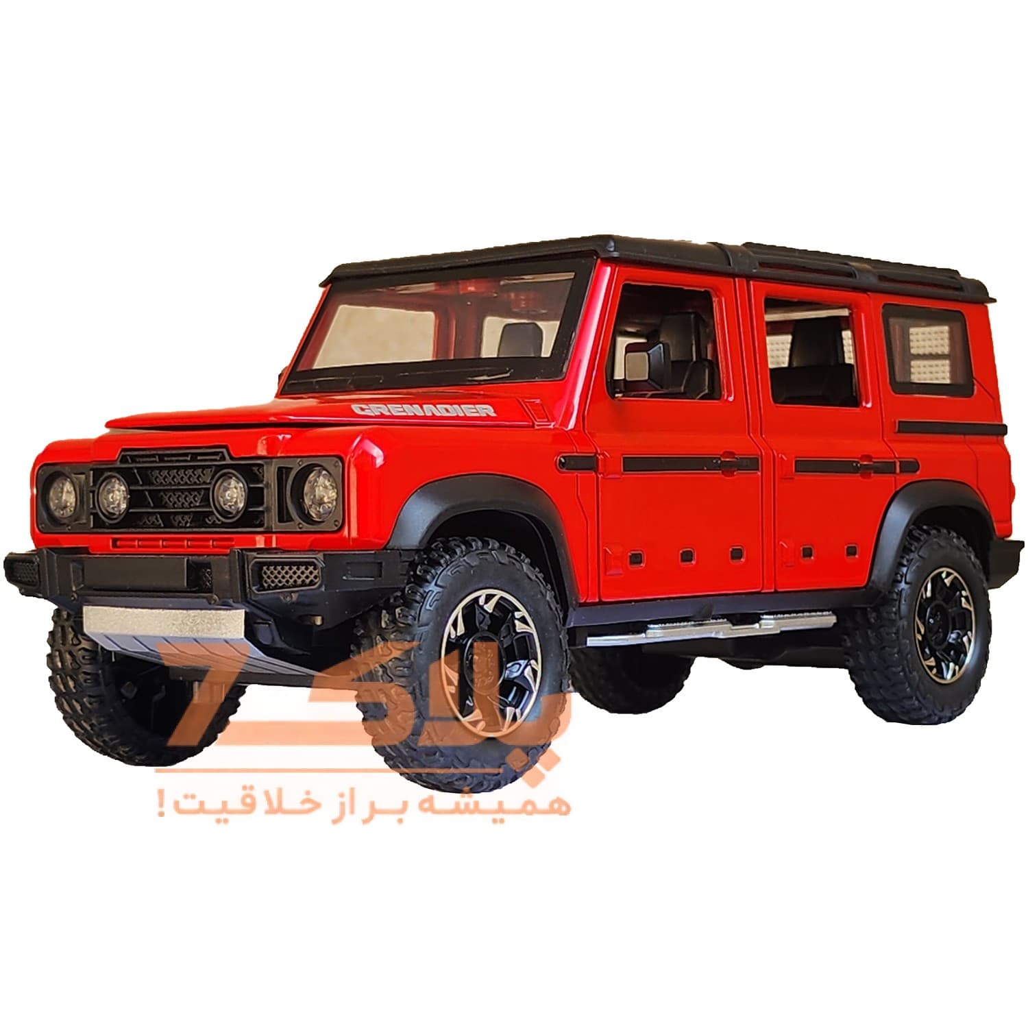 ماکت ماشین ناب سل مدل فلزی درب بازشو LAND ROVER PAJAN طرح دودزا — تصویر ۲
