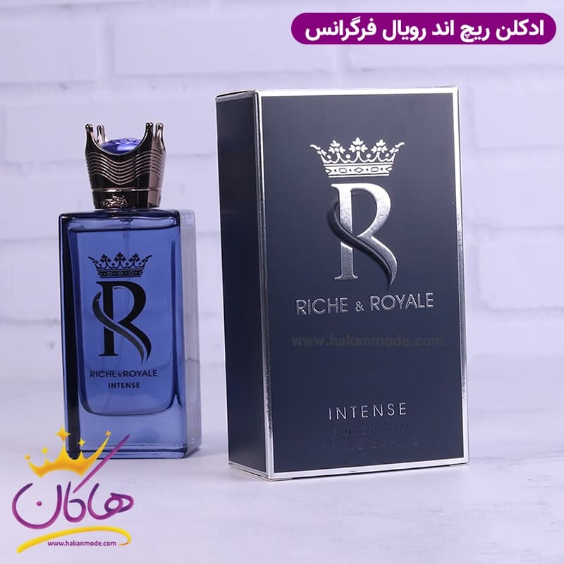 ادکلن فراگرنس مردانه ریچ اند رویال اینتنس مدل کینگ کی دولچه گابانا 100 میل — تصویر ۴