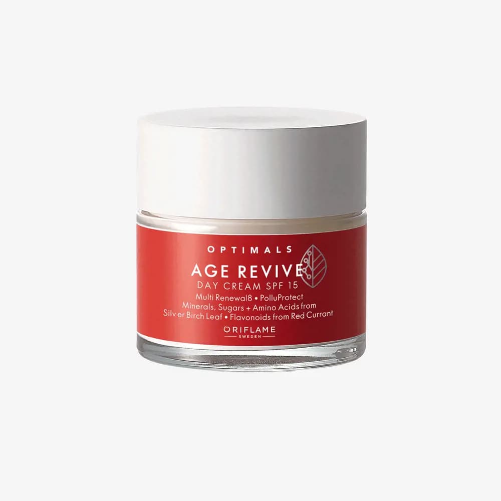 کرم روز ضد پیری ایج ریوایو اپتیمالز اوریفلیم Optimals Age Revive Day Cream SPF 15 — تصویر ۵