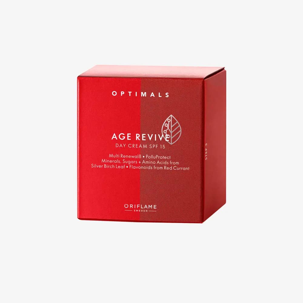 کرم روز ضد پیری ایج ریوایو اپتیمالز اوریفلیم Optimals Age Revive Day Cream SPF 15 — تصویر ۷