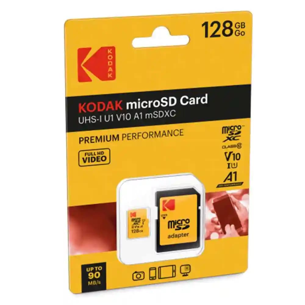 کارت حافظه MicroSDXC کداک مدل UHS-I U1 A1 V10 ظرفیت 128 گیگابایت — تصویر ۴