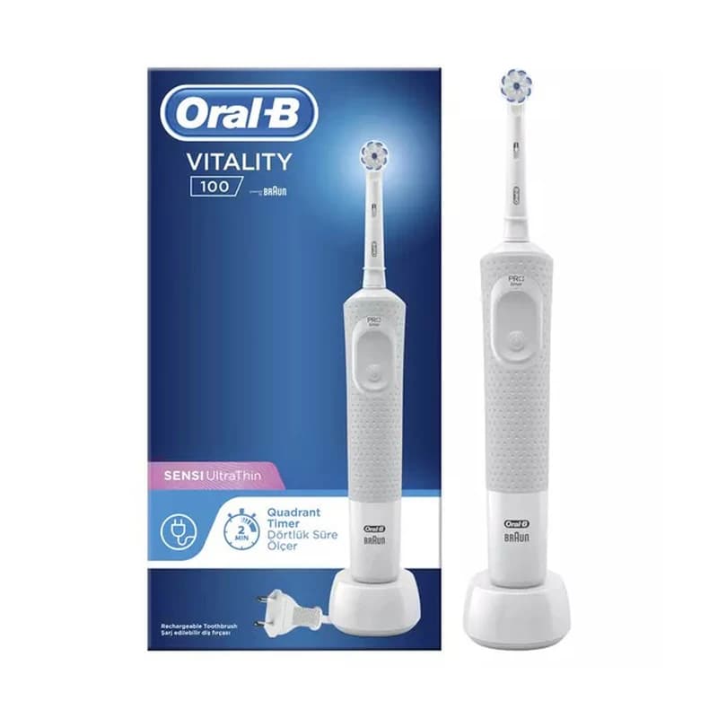 مسواک برقی اورال-بی مدل Sensi Ultrathin Vitality 100 — تصویر ۵