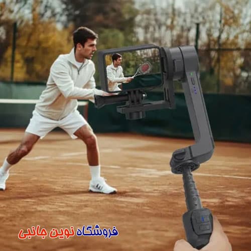 گیمبال استبلایزر پرودو مدل LFS034 چرخش دو محوره | Porodo PD-LFST034-BK 2-Axis Gimbal Stablizer (تک / عمده) — تصویر ۱۱