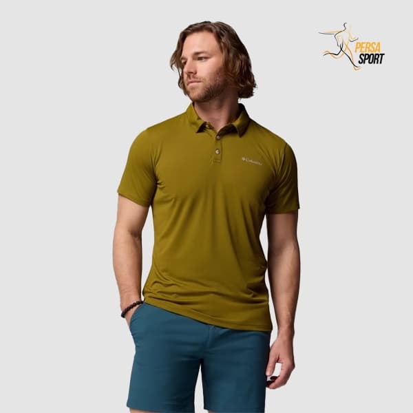 پلوشرت مردانه کلمبیا Tech Trail Utility Polo — تصویر ۳