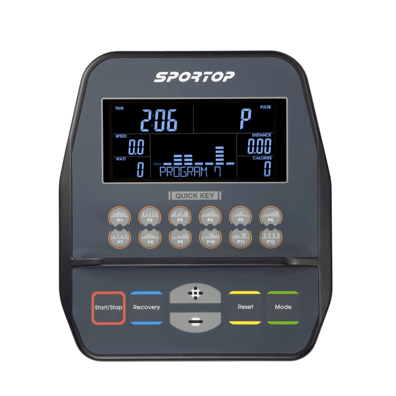 دوچرخه ثابت نشسته پشتی دار اسپرتاپ sportop R60 — تصویر ۵