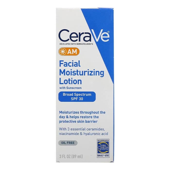 لوسیون آبرسان و مرطوبکننده صورت روز سراوی SPF30 مدل AM حجم 89 میلیلیتر — تصویر ۱۱