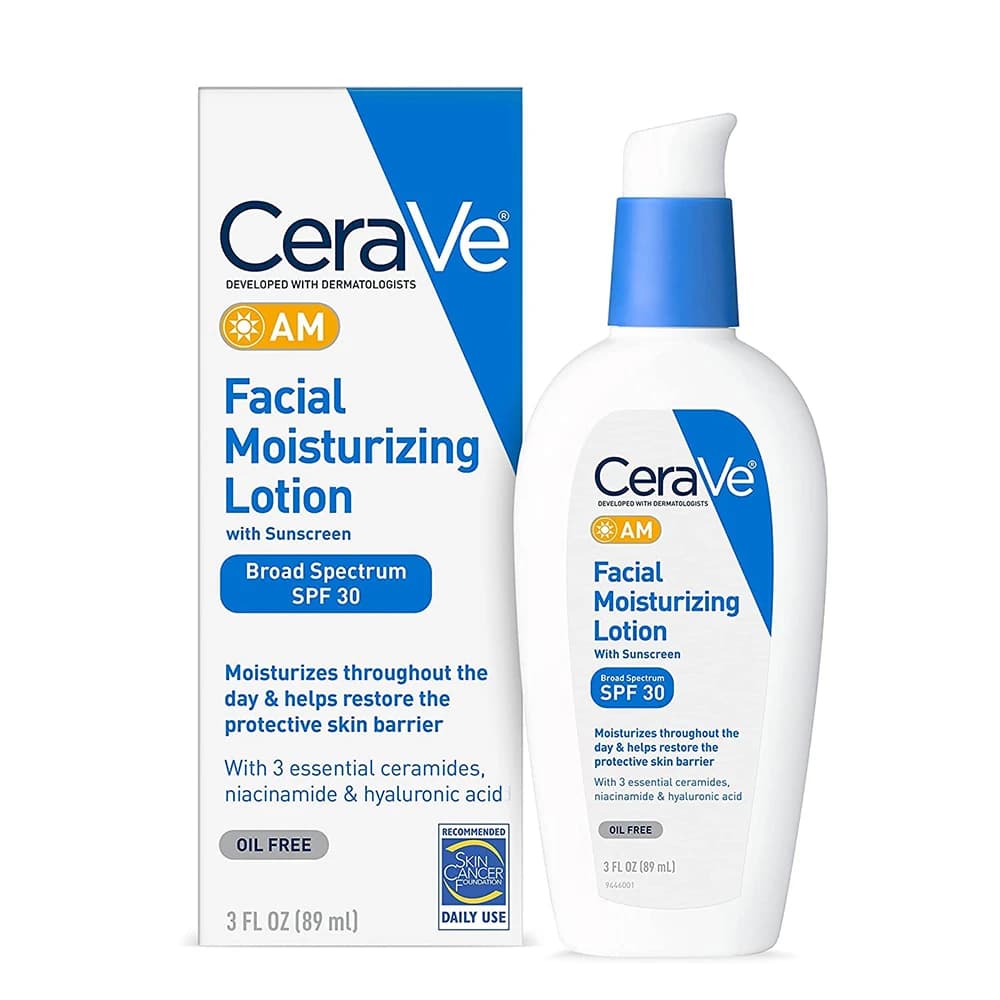 لوسیون آبرسان و مرطوبکننده صورت روز سراوی SPF30 مدل AM حجم 89 میلیلیتر — تصویر ۷