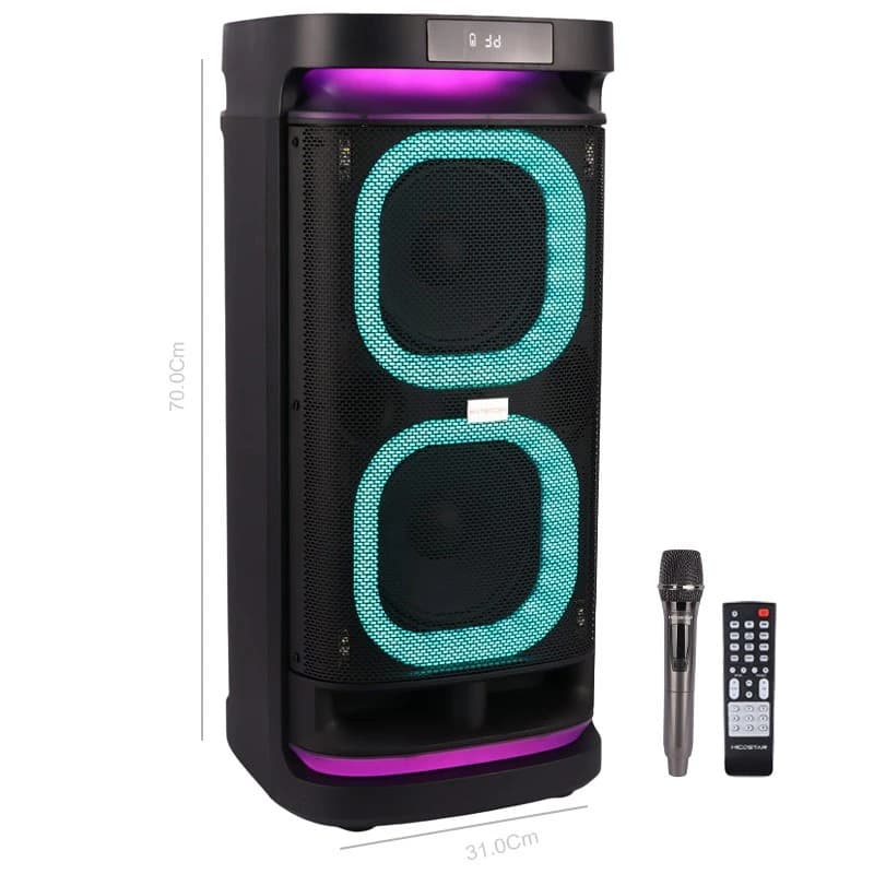 اسپیکر چمدانی بلوتوثی هایکو استار Party Box HPS-8116 + میکروفون و ریموت کنترل