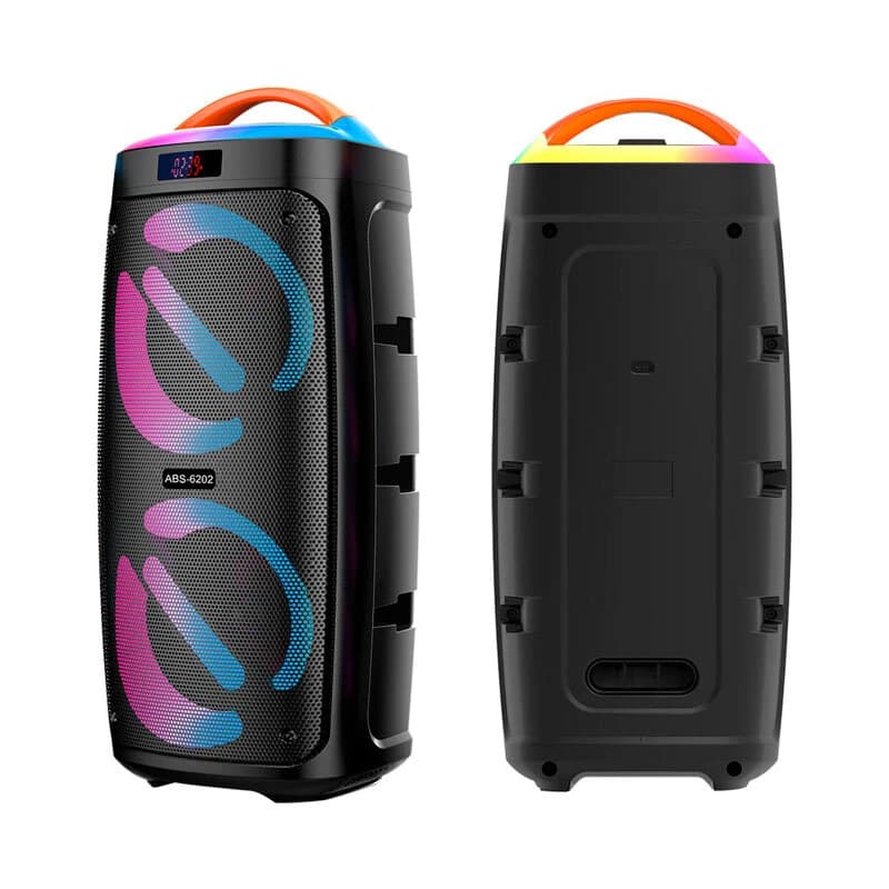 اسپیکر بلوتوثی ABS-6202 + میکروفون و ریموت کنترل — تصویر ۵
