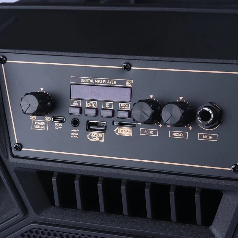 اسپیکر بلوتوثی ایکس پی پروداکت XP-S1323U + میکروفون و ریموت کنترل — تصویر ۳