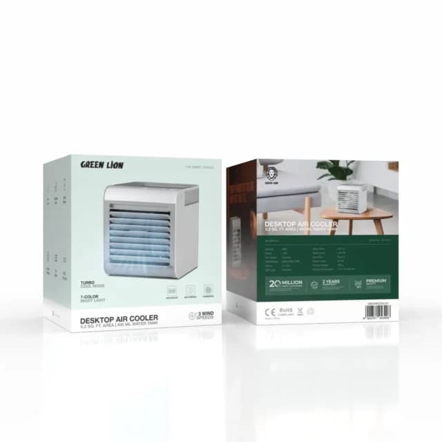 کولر آبی رومیزی گرین لاین Green Lion Desktop Air Cooler 400mL — تصویر ۹