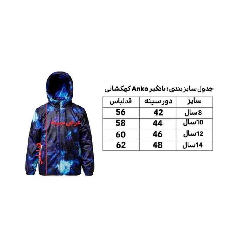 بادگیر بچگانه برند Anko مدل کهکشانی — تصویر ۴