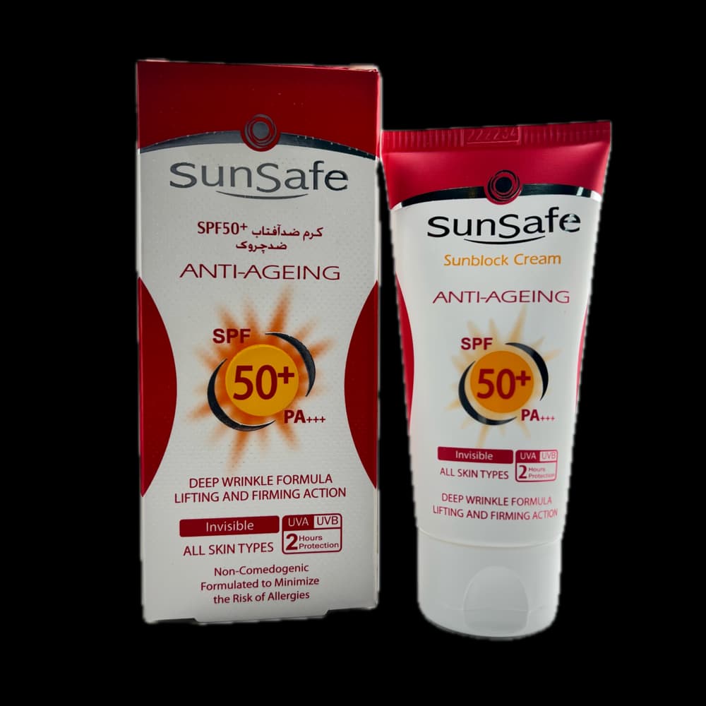کرم ضد آفتاب ضد چروک مناسب تمامی پوست ها SunSafe — تصویر ۴
