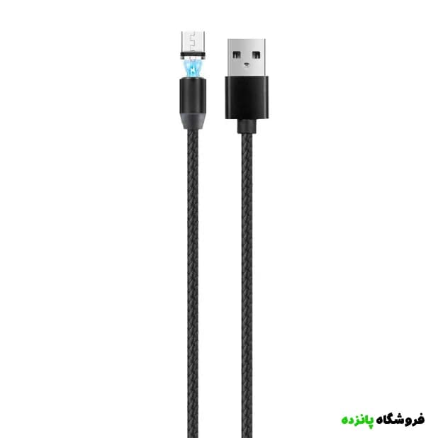 کابل شارژ مگنتی دو کاره تایپسی و آیفون – مشکی — تصویر ۲