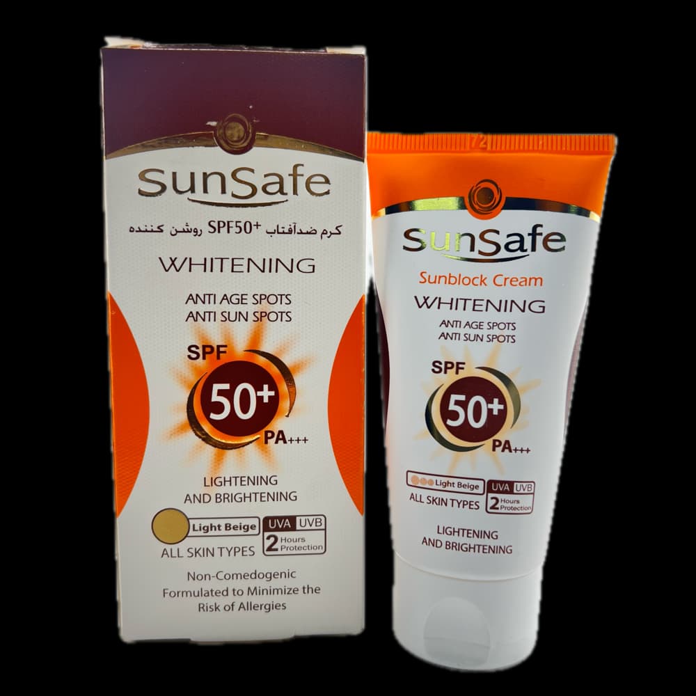 کرم ضد آفتاب روشن کننده بژ روشن SunSafe — تصویر ۴